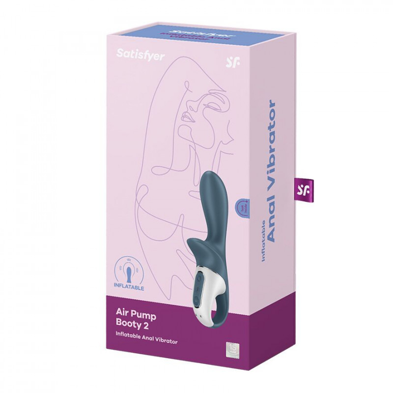Satisfyer Air Pump Booty 2: демонстрація різних рівнів надування для індивідуального досвіду
