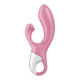 Satisfyer Air Pump Bunny 2: детальний вигляд збоку, показ кнопок керування