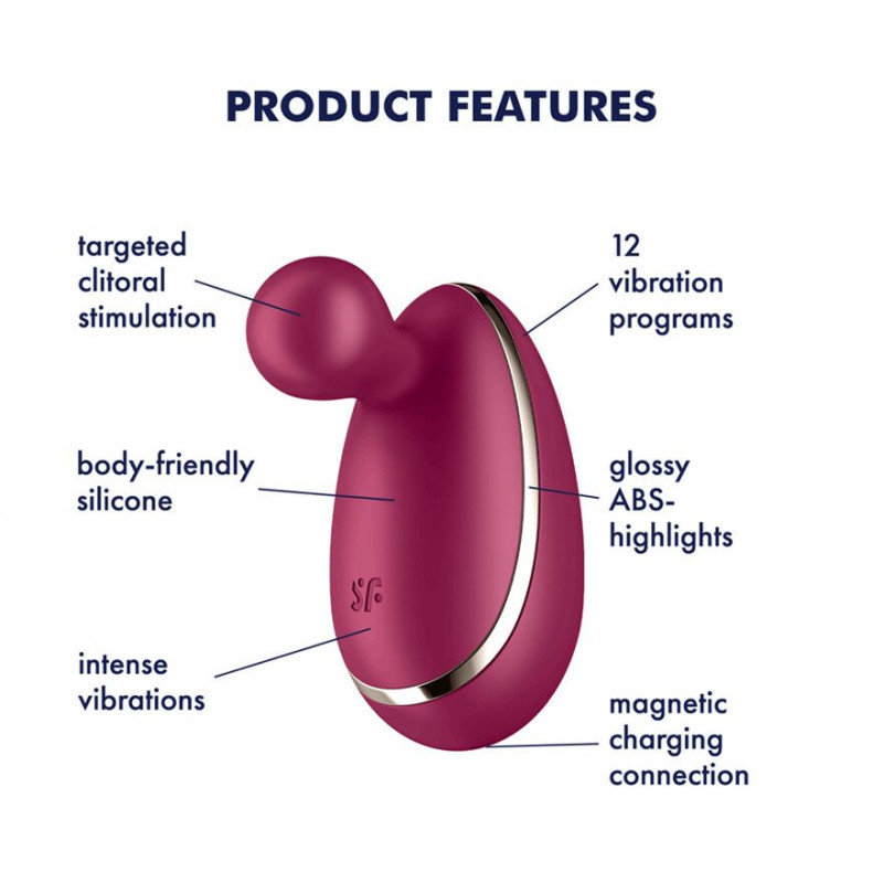 Упаковка вібратора Satisfyer Spot On 1 Berry, привабливий дизайн