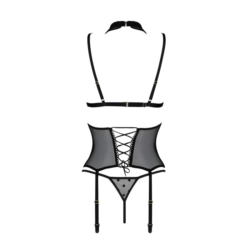 Упаковка корсету Passion Dominica XXL/XXXL black - стильний подарунок