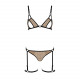 Еротичний комплект Passion GABI SET S/M beige: вигляд збоку