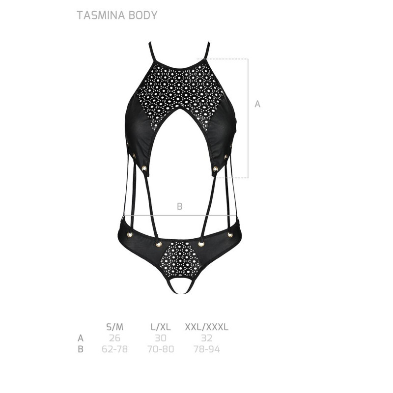 Боді Passion TASMINA BODY XXL/XXXL - деталі крою та оздоблення