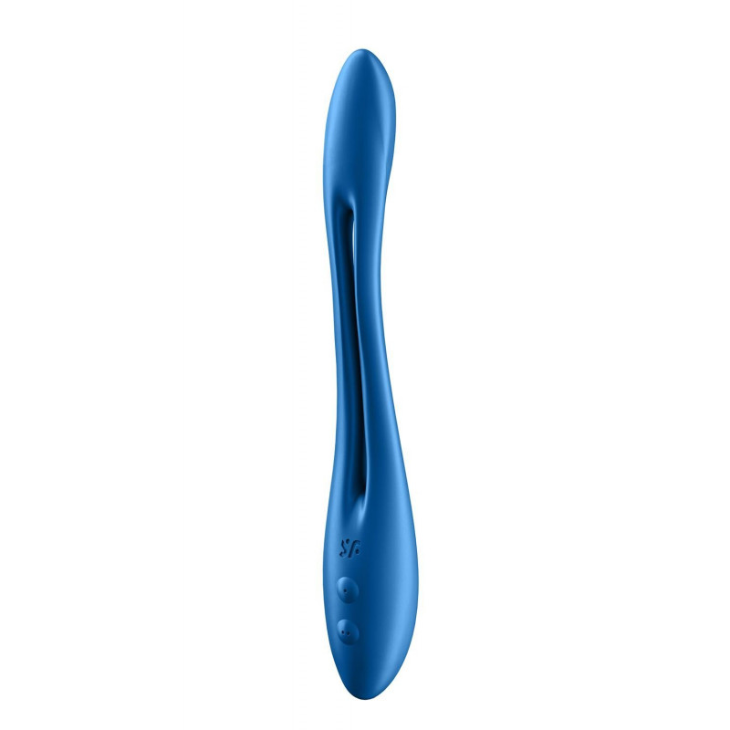 Satisfyer Elastic Game Dark Blue - вигляд збоку, демонстрація гнучкості