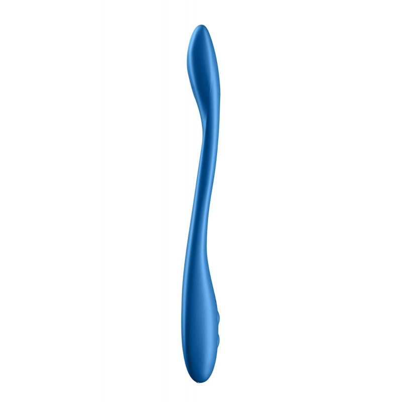 Детальний вигляд вібратора Satisfyer Elastic Game Dark Blue, показує текстуру