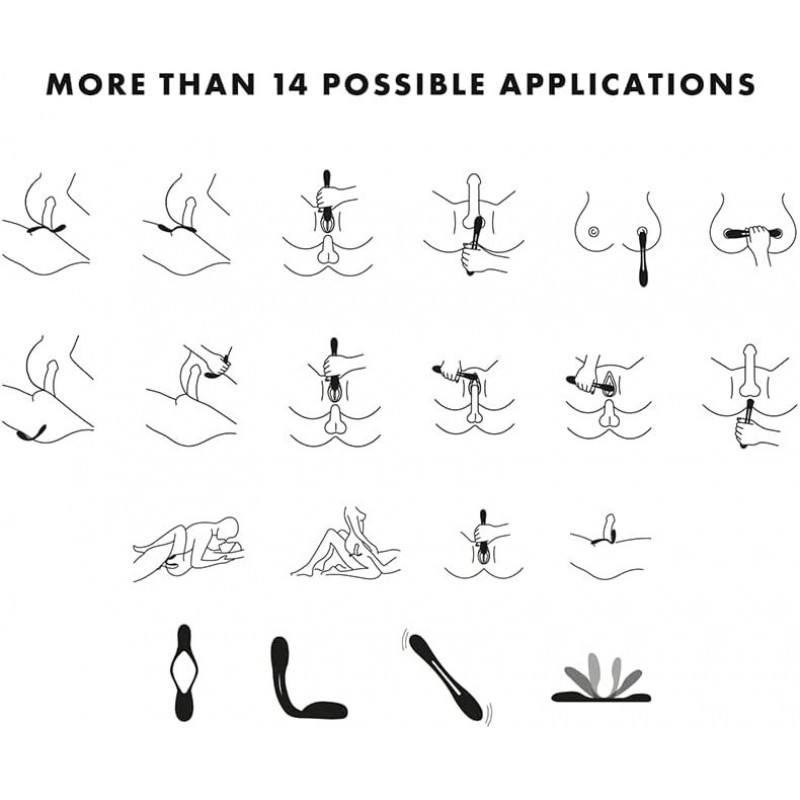 Satisfyer Elastic Game Dark Blue - комплект, що включає вібратор та зарядний кабель