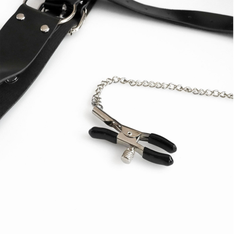 Бондажний набір Art of Sex Beatrice №4: Металевий анальний гак зблизька