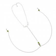 Прикраса для сосків Art of Sex Silvestra з ланцюжками та намистинами — Keks-Hub