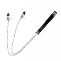 Зажимы для сосков Art of Sex Kendal с поводком на металлической цепочке