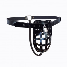 Чоловічий пояс вірності Art of Sex Vartal, натуральна шкіра — Keks-Hub