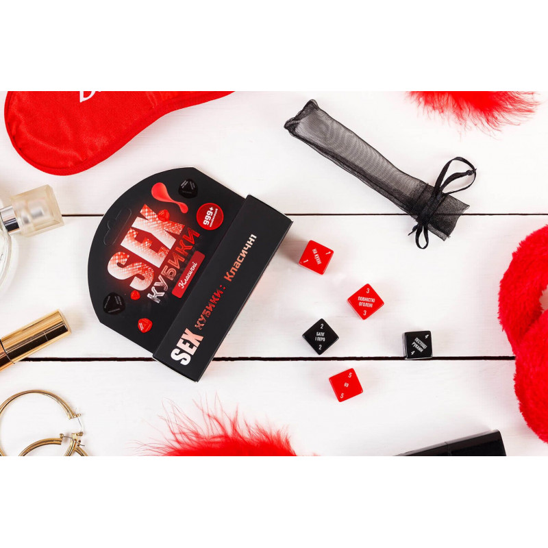 Комплект Секс-кубиків Класичних FunGamesShop - вміст коробки, набір для гри