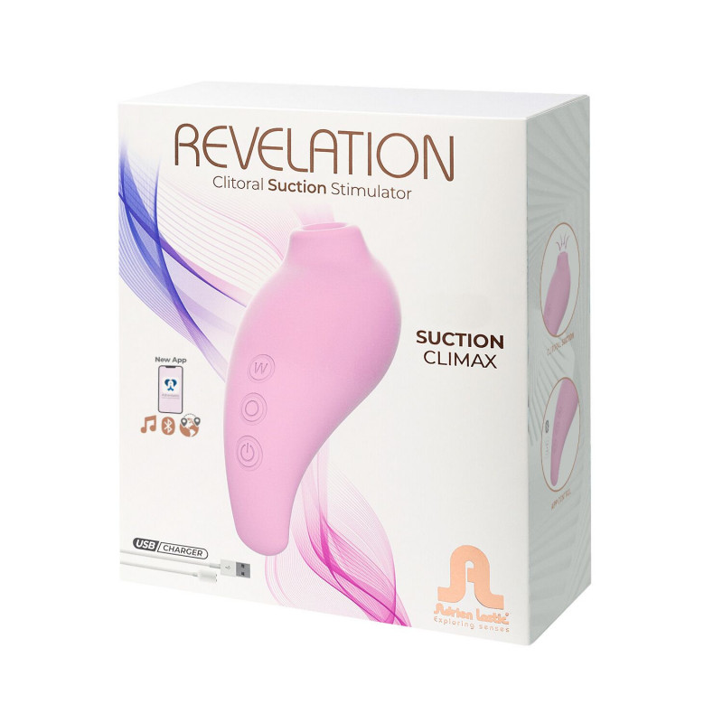 Вакуумний смарт-стимулятор Adrien Lastic Revelation Pink, загальний вигляд