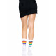 Жіночі шкарпетки Leg Avenue Pride Crew Socks у комбінації з різним взуттям