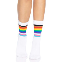 Шкарпетки жіночі Leg Avenue Pride crew socks Rainbow 37-43