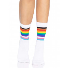 Шкарпетки жіночі Leg Avenue Pride crew socks Rainbow 37-43