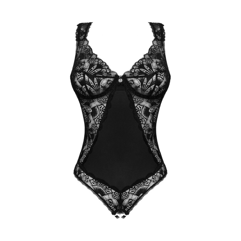 Деталі мережива боді Obsessive Donna Dream M/L Black