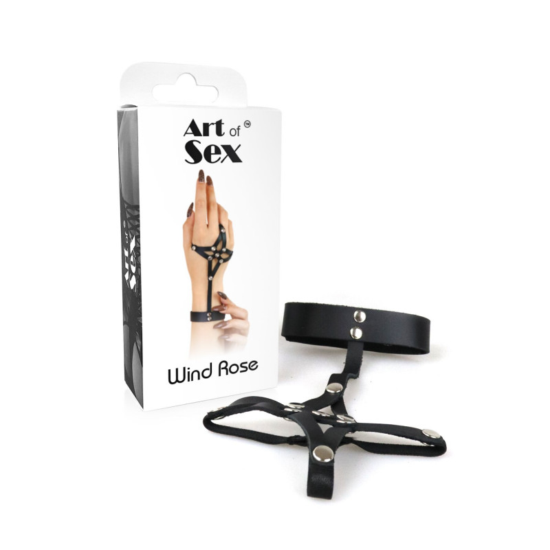 Упаковка прикраси Art of Sex - Wind Rose star, чорна
