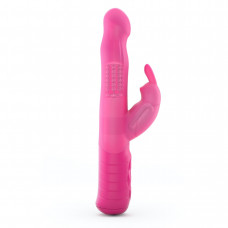 Вібратор-кролик Dorcel Baby Rabbit Magenta 2.0 з обертовою головкою та перлинним масажем — Keks-Hub