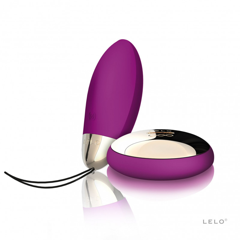 Віброяйце LELO Lyla 2 Deep Rose у детальному вигляді збоку, демонстрація його витонченої форми