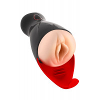 Вібромастурбатор Real Body Real Sucking Pussy 2 з функцією всмоктування, реалістичним звуком та стимуляцією промежини