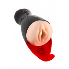 Вібромастурбатор Real Body Real Sucking Pussy 2 з функцією всмоктування, реалістичним звуком та стимуляцією промежини — Keks-Hub