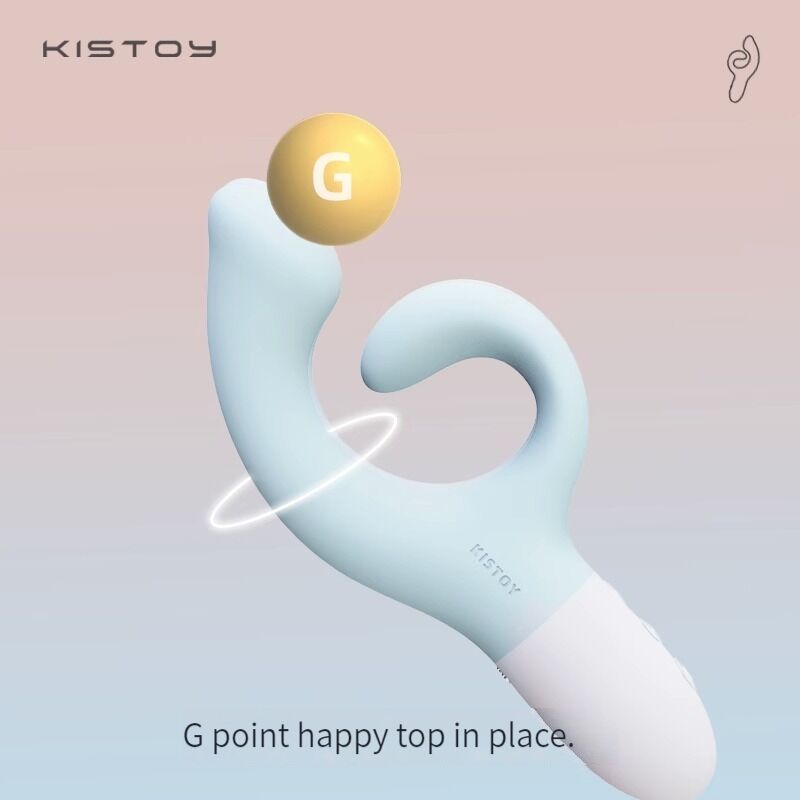 Вібратор-кролик KISSTOY Big G Blue, деталі дизайну, якість матеріалу