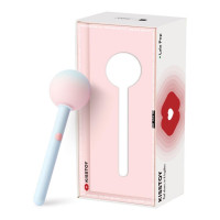 Вібратор-цукерка на паличці KISSTOY Lala Pop з 2 моторами та маскою