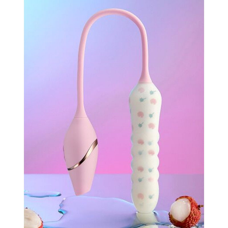 Пульсатор KISSTOY Cathy Plus у комплекті, білий кейс для зберігання