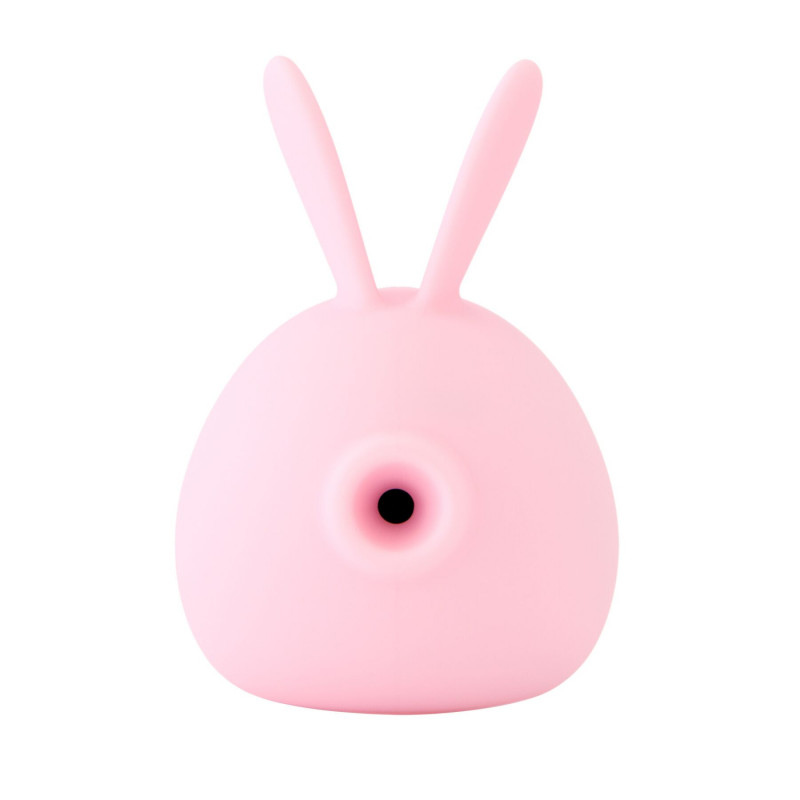 Текстура силіконового покриття вакуумного кліторального вібратора KISSTOY Too Simple Pink, м'якість та приємність