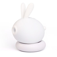 Вакуумний кліторальний стимулятор KISTOY Too Simple White з вібрацією