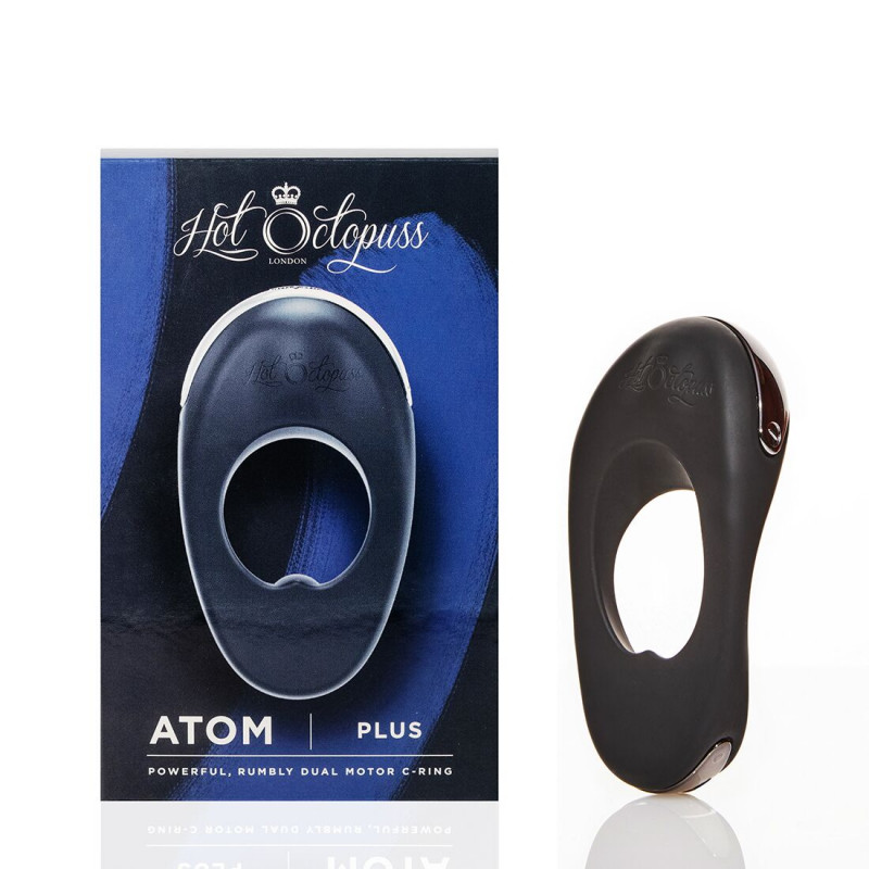 Комплектація Hot Octopuss ATOM PLUS: віброкільце, зарядний пристрій та інструкція