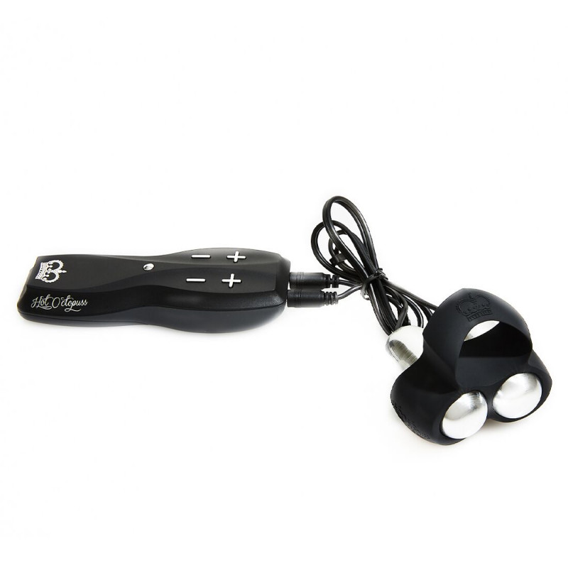 Близький план текстури силікону вібратора Hot Octopuss JETT