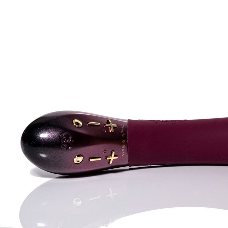 Близький план м'якого силіконового кінчика вібратора Hot Octopuss KURVE