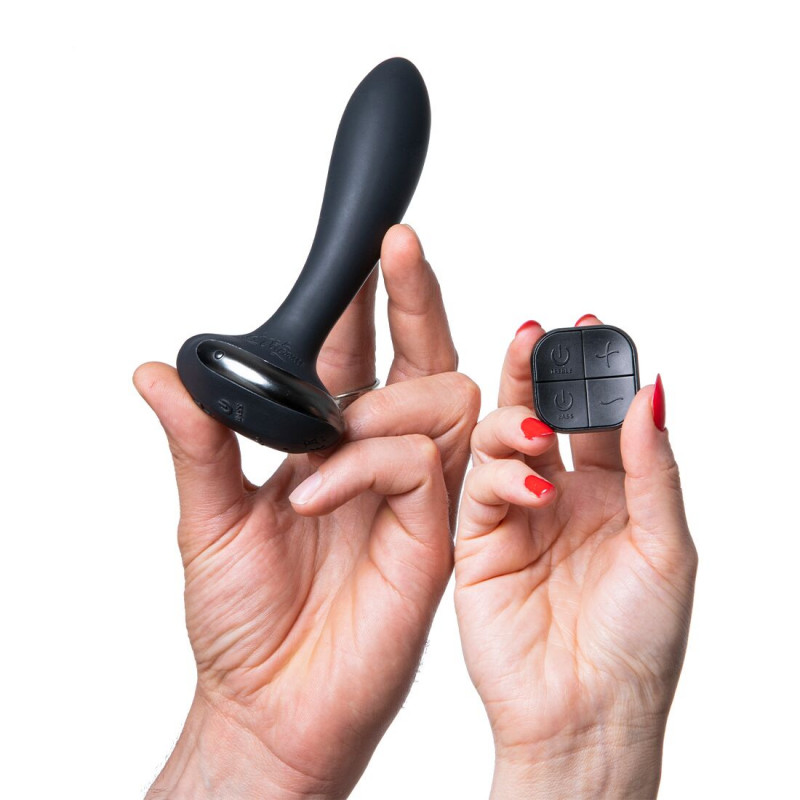 Упаковка анальної вібропробки Hot Octopuss PleX, брендована