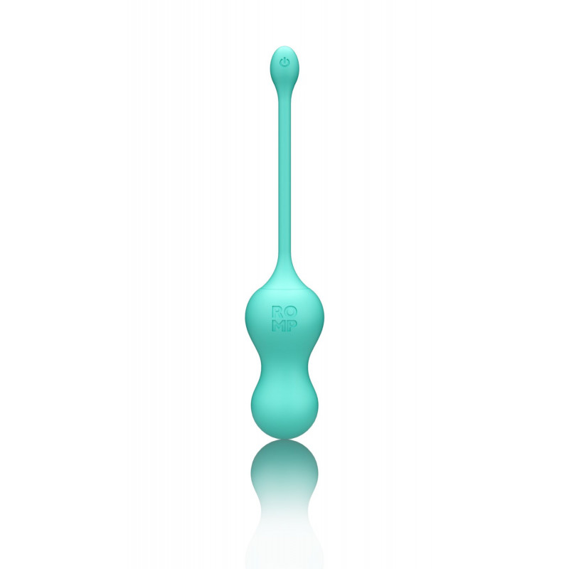 Упаковка віброяйця Romp Cello Light Teal від бренду Romp