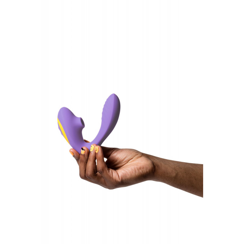 Деталі вакуумного вібратора Romp Reverb Lilac, блискуча текстура