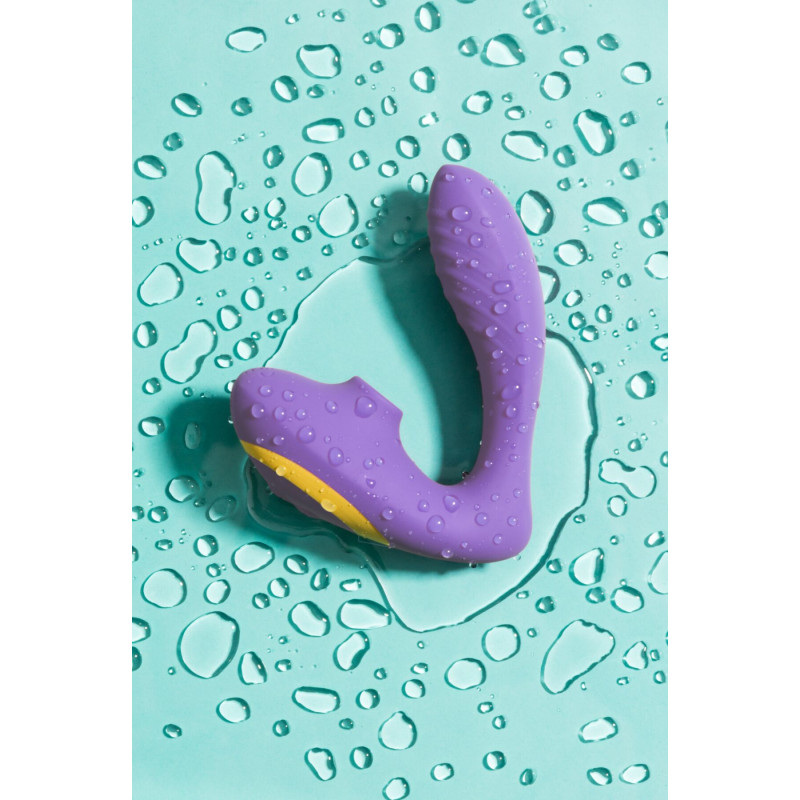 Вакуумний вібратор Romp Reverb Lilac, кольоровий варіант