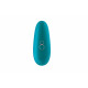 Womanizer Starlet 3 TURQUOISE - вакуумний кліторальний стимулятор, вид збоку, демонструє ергономічну форму