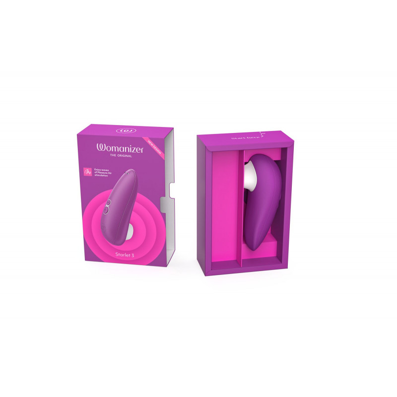 Вакуумний кліторальний стимулятор Womanizer Starlet 3 VIOLET - комплект постачання