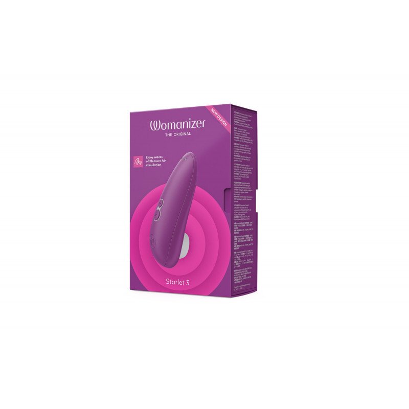Вакуумний кліторальний стимулятор Womanizer Starlet 3 VIOLET - деталі кнопки управління