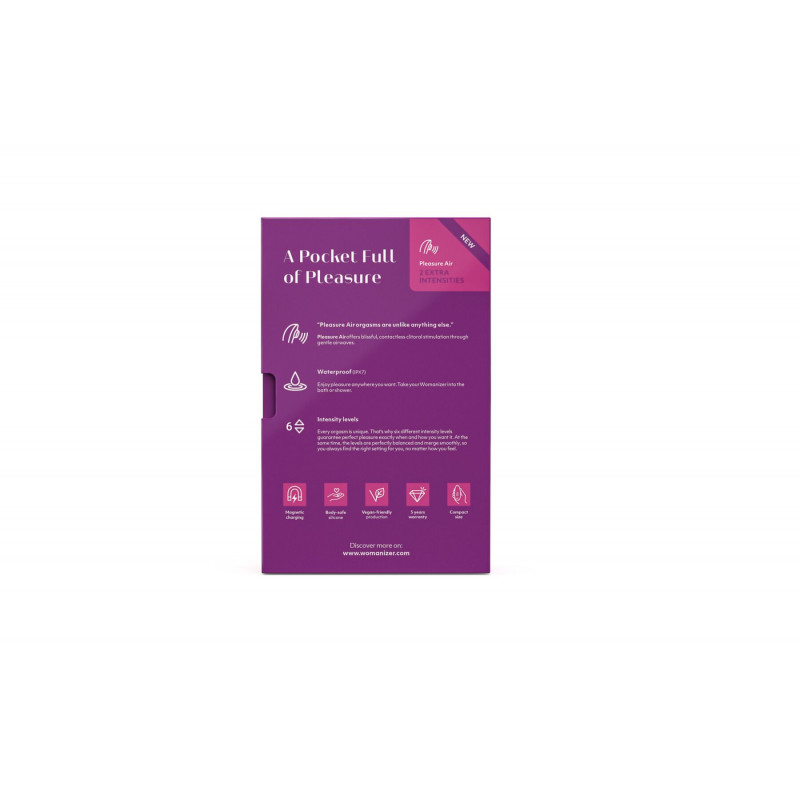 Вакуумний кліторальний стимулятор Womanizer Starlet 3 VIOLET - вигляд зверху, форма насадки