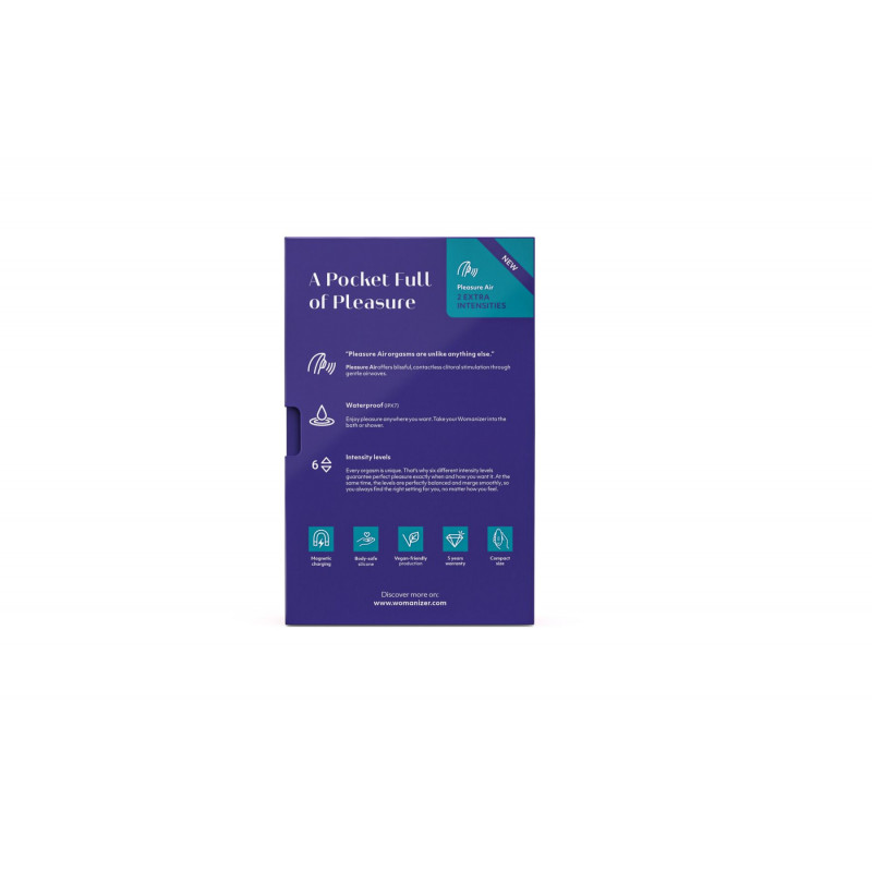 Вакуумний кліторальний стимулятор Womanizer Starlet 3 Індиго: зручний розмір для подорожей