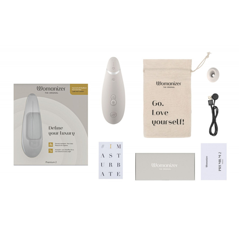 Womanizer Premium 2 Grey: зарядний пристрій
