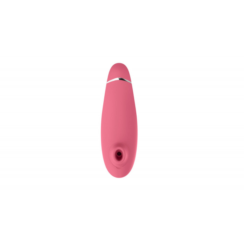 Womanizer Premium 2 Raspberry, вид збоку, що демонструє ергономічний дизайн