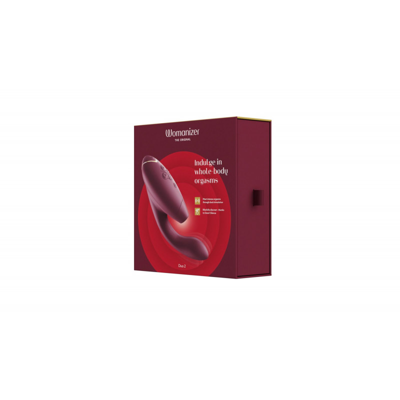 Womanizer Duo 2 Bordeaux – компактний розмір для подорожей та дискретного зберігання
