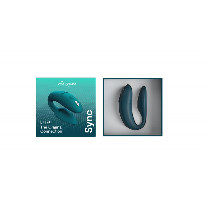 We-Vibe Sync 2 Green Velvet - різні ракурси, стильний дизайн