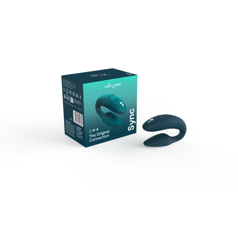 We-Vibe Sync 2 Green Velvet - деталі кнопок керування, інтуїтивність