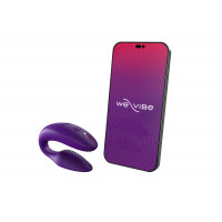 Смарт-вібратор для пар We-Vibe Sync 2 Purple, 10 режимів, пульт ДК