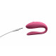 We-Vibe Sync Lite Pink - крупним планом, кнопка управління вібраціями