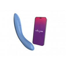 Смарт-вібратор We-Vibe Rave 2 Twisted Pleasure Blue, для точки G та вагінальної стимуляції, 2 мотори — Keks-Hub