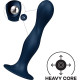 Satisfyer Double Ball-R Dark Blue, детальний вигляд рухомих кульок, темно-синій, унісекс